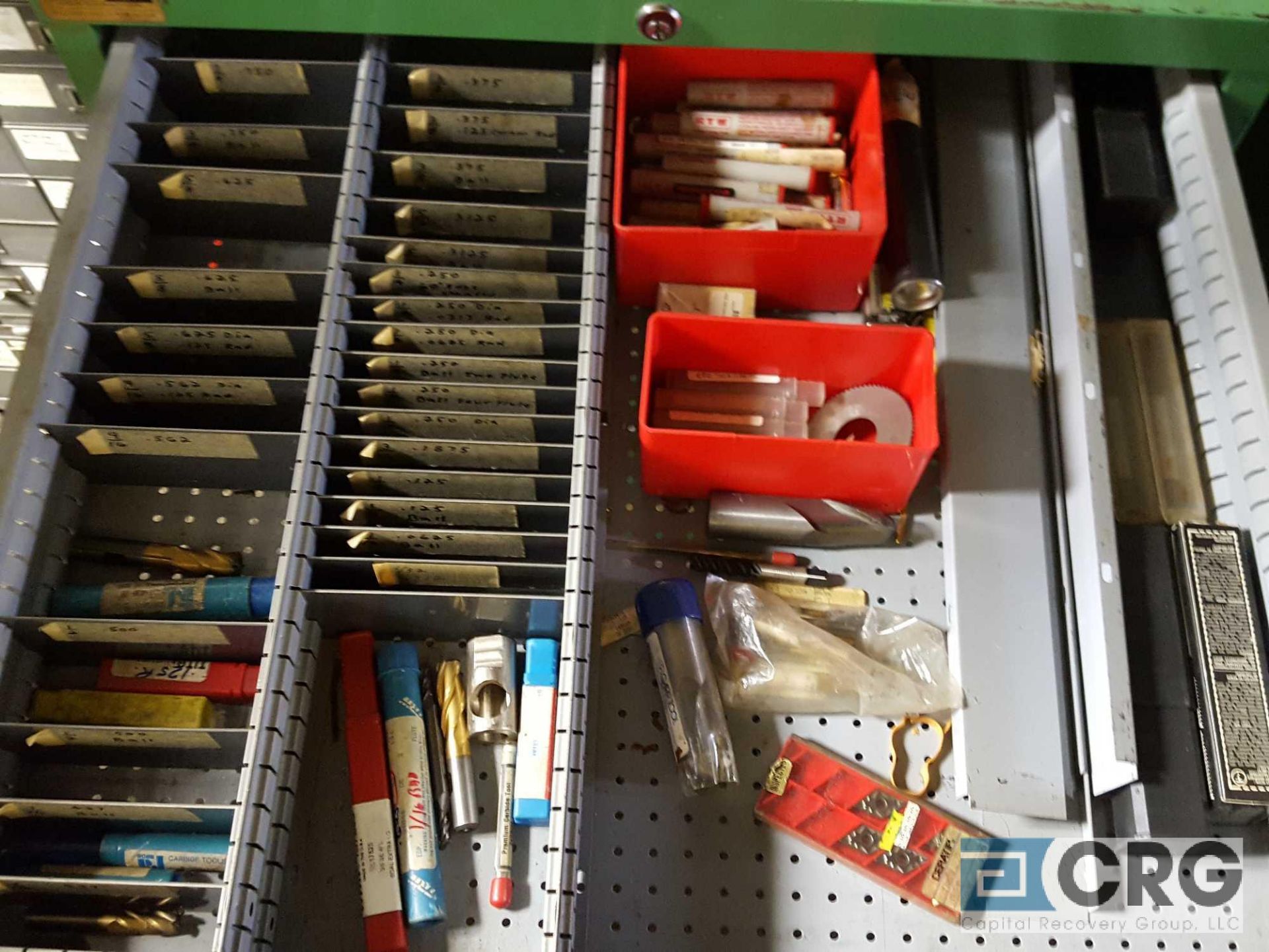 Lot includes (1) Lista 6 drawer cabinet with assorted contents of cutting tools and accessories - Image 3 of 14