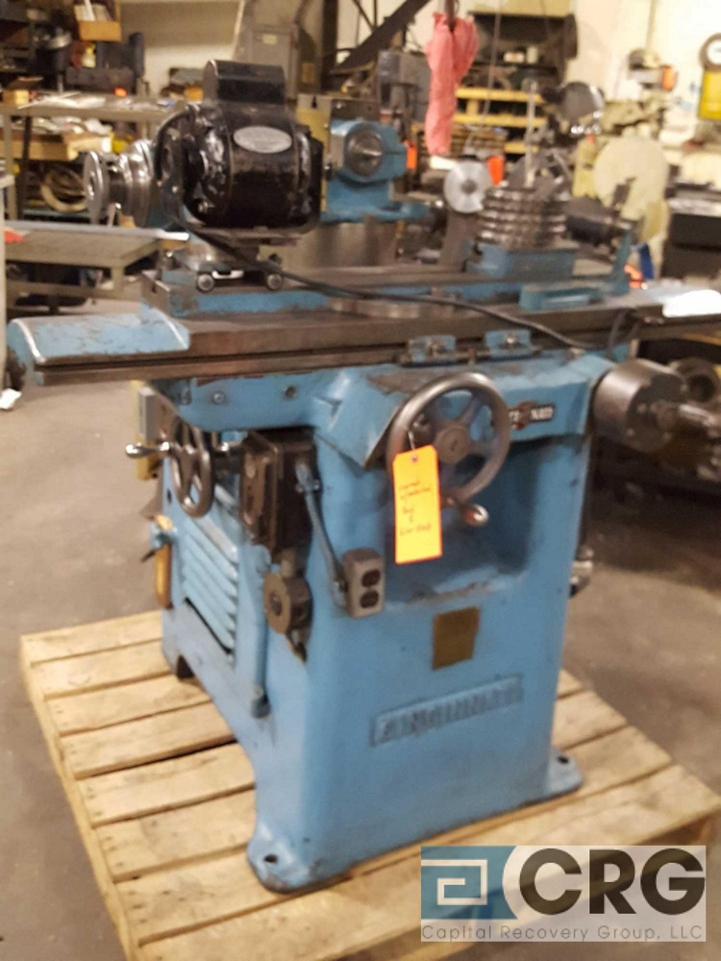 Cincinnati No 2 tool and cutter grinder with motorized head and riser block. - Image 2 of 8