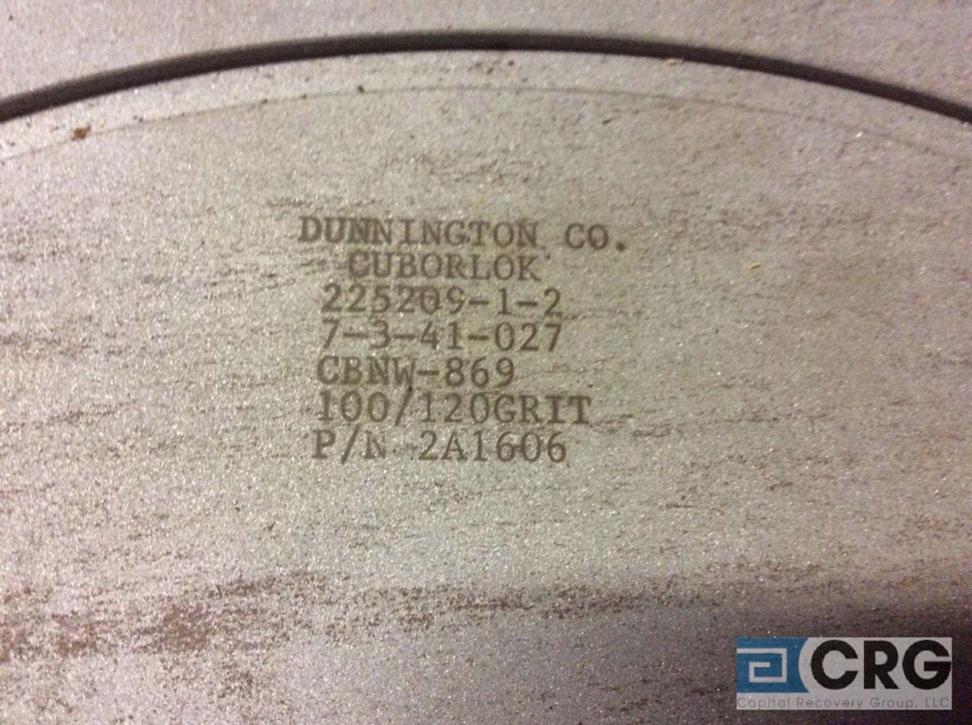 Dunnington Cuborlock diamond wheel, CBNW869/TB4159 - Image 4 of 4