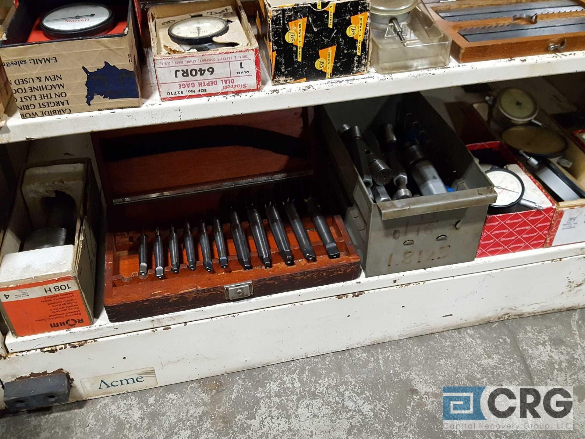 Lot of assorted inspection tools etc, contents of cabinet, including cabinet. - Image 11 of 12