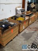 Lot of assorted electronic accessories etc, contents of (4) cardboard crates.