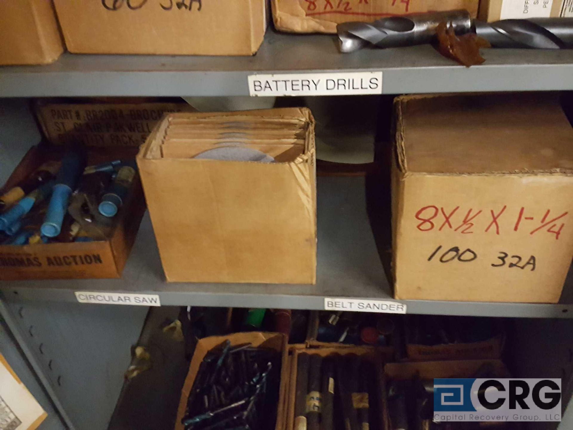 Lot includes (2) cabinets and contents of assorted end mills and cutting tools etc. - Image 23 of 28