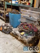 Lot of assorted electrical wire and accessories etc.