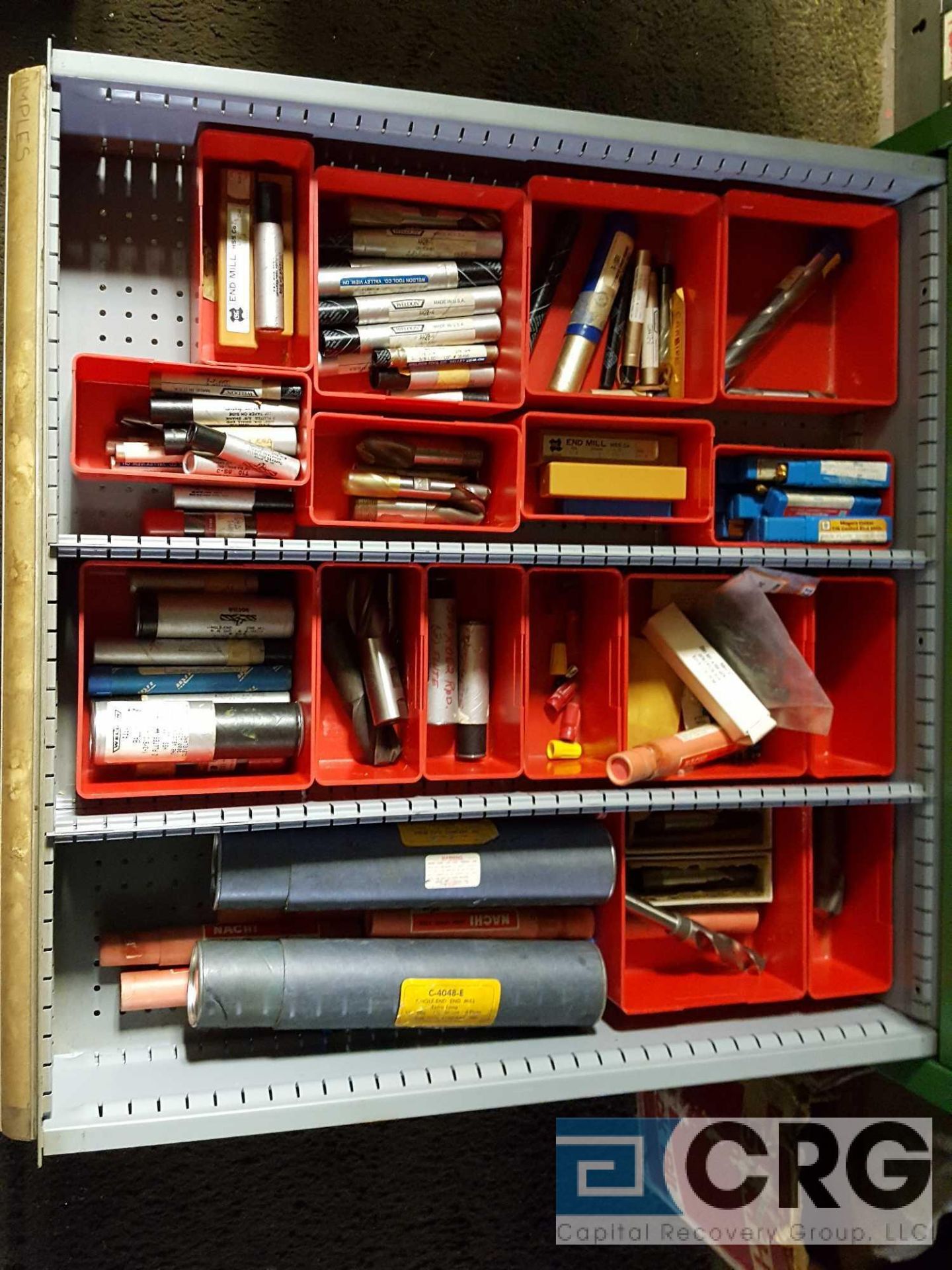 Lot includes (1) Lista 6 drawer cabinet with assorted contents of cutting tools and accessories - Image 11 of 14