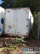 Trailer body storage container, empty