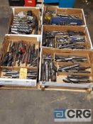 Lot of assorted cutting tools etc, contents of pallet.