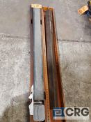 Lot of two assorted 54 inch straight edge devices.