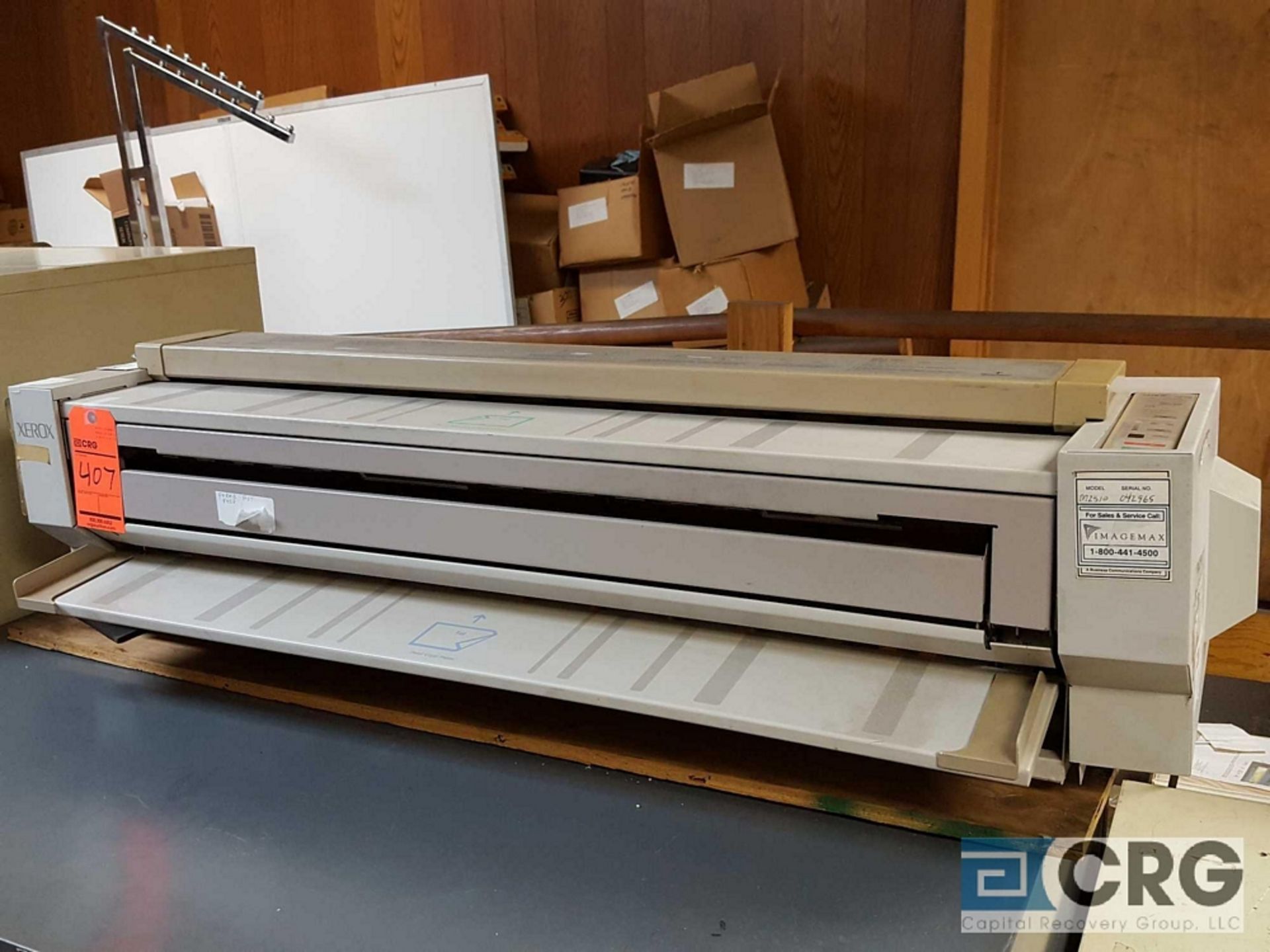 Xerox counter top plotter, model M2510, serial number 042965, in working condition - Image 2 of 4