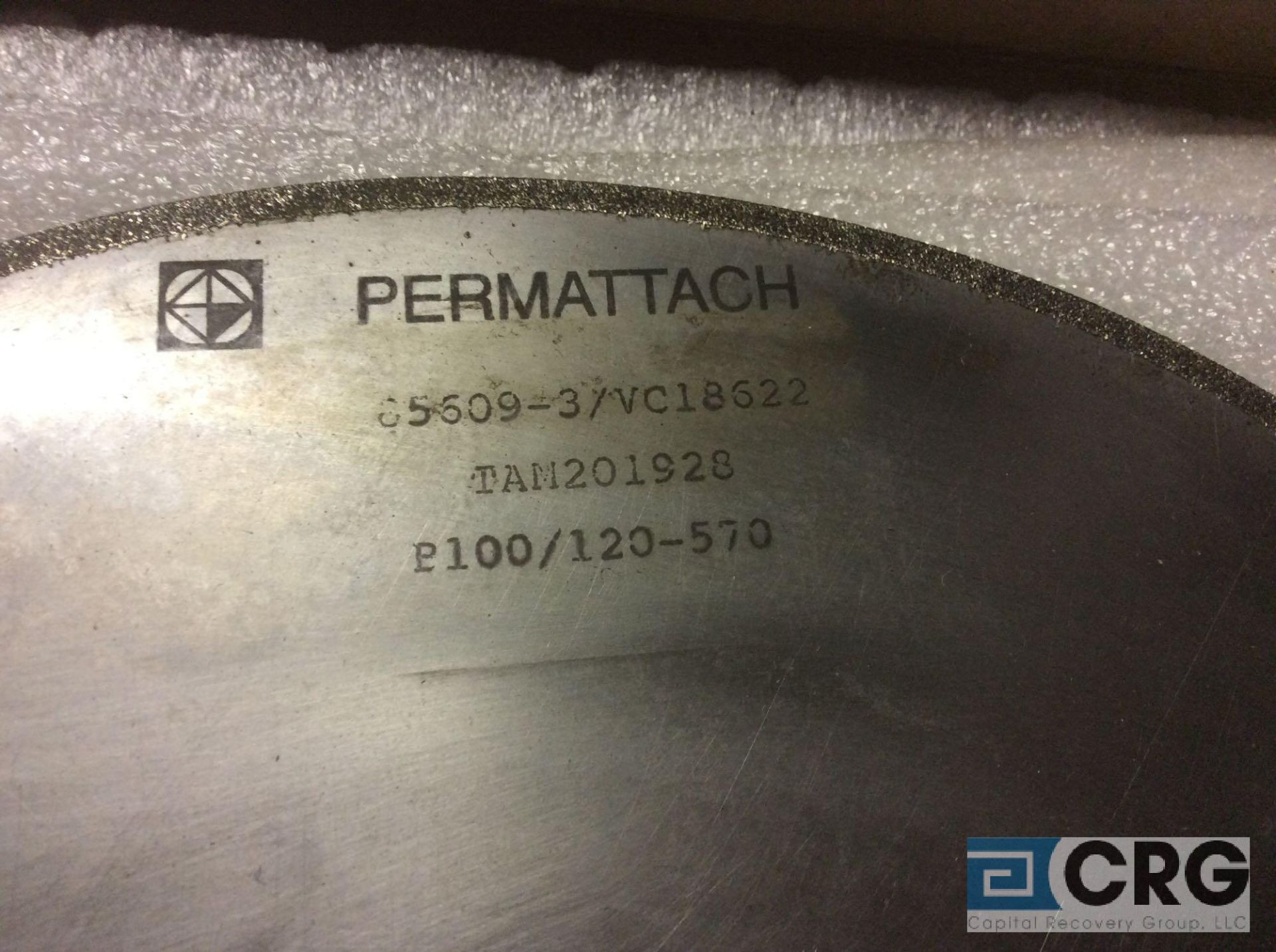 Lot of (6) Permattach diamond wheels, TAM201928 - Image 3 of 4