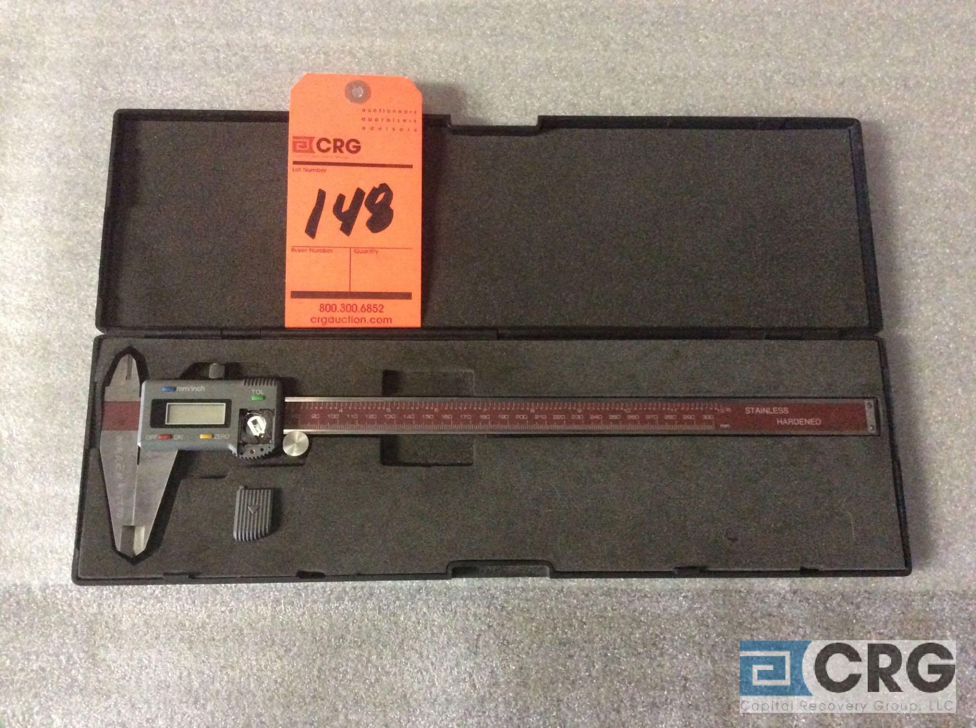 12” digital caliper with case