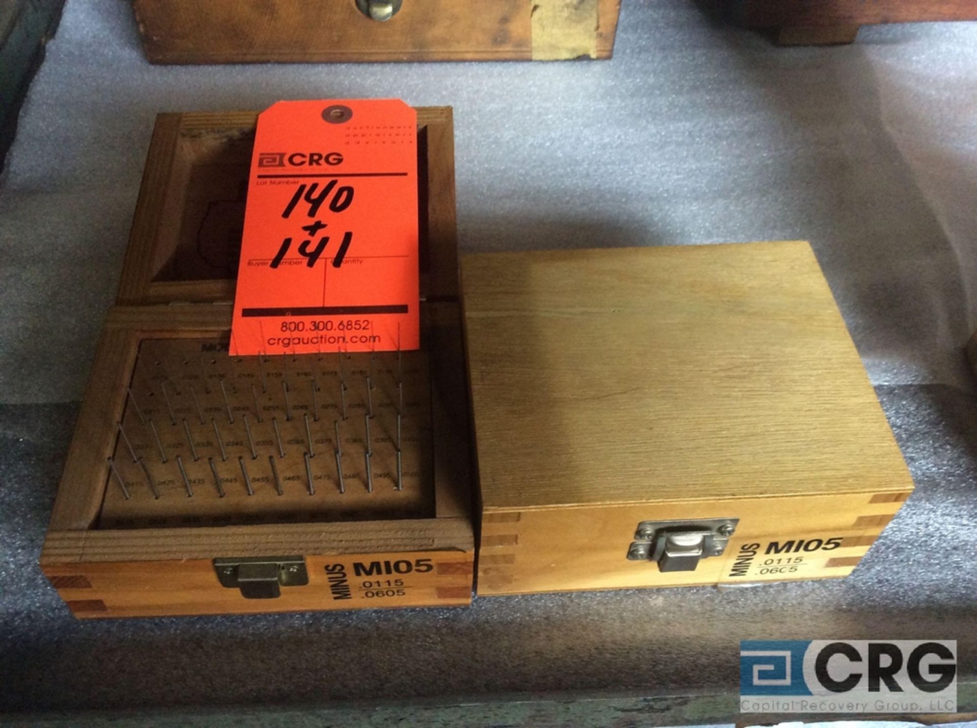 Lot of (2) Pin Gage Minus .0115 - .0605 sets - Image 2 of 2