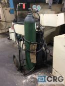 acetylene torch set with cart, (NO TANKS)