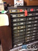 TAB 10 door steel parts storage cabinet with pin and plug gage inventory, subject to entirety bid