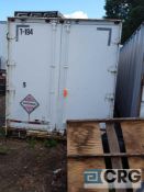 Trailer body storage container, no contents. Contents will be removed by seller.