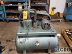 Power Control single cylinder horizontal air compressor, with Quincy compressor, model 106-, size
