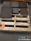 Lot of includes (1) machining fixture with pneumatic grinder, and (6) assorted, sine plates