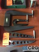 Lot of (3) deep throat micrometers