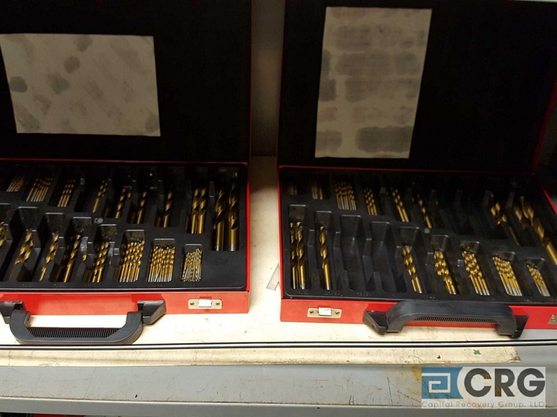 Lot includes (2) assorted cabinets and contents of assorted drill bits, tooling and accessories - Image 8 of 34