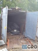 Trailer body storage container, includes contents, with right to abandon contents