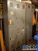 Lot of assorted lockers.