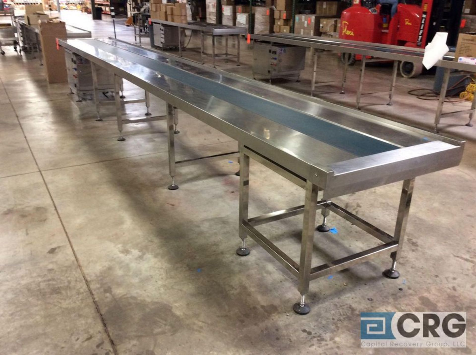 NEW 2018 Chasing mn SDH-6(0.75+6) 20 foot stainless steel conveyor table, 250mm / 9 7/8 inch belt - Image 3 of 5