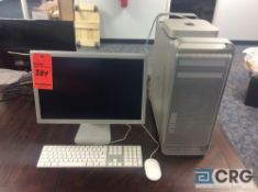 MAC PRO 2.8 PC with monitor, keyboard and mouse