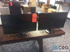 Lot of (2) flatscreen monitors