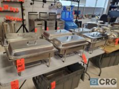 Lot of (6) stainless steel chafing dishes