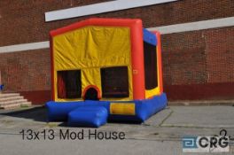 Modular House bounce house with blower