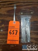 Lot of (180) cocktail forks and (10) knives