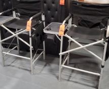 Lot of (2) Earth Products aluminum directors chairs