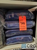 Lot of (43) blue 8 foot  x 3 foot blue curtains