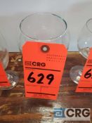 Lot of (112) 16 oz balloon wine glasses with 7 RACKS, $8 additional charge per rack