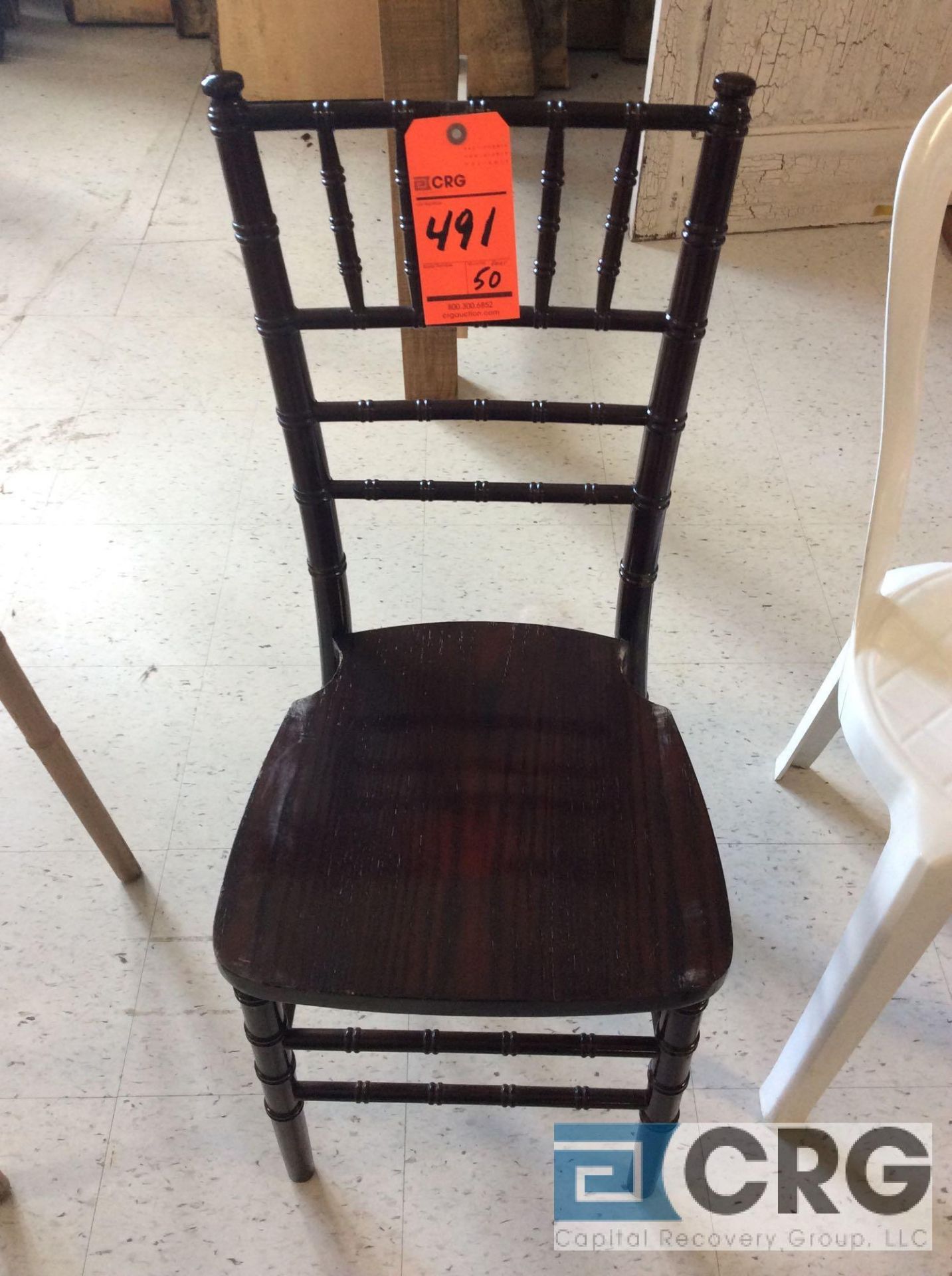 Lot of (50) Chivari Fruit Wood chairs