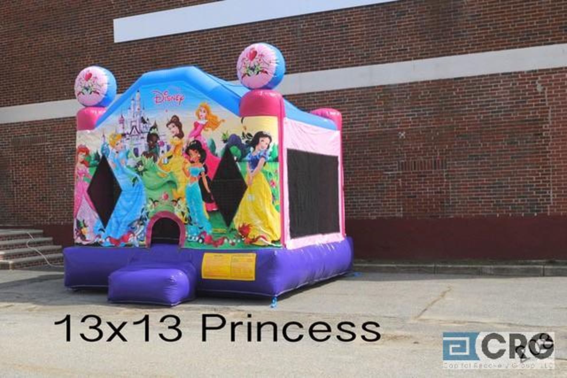 Princess bounce house with blower