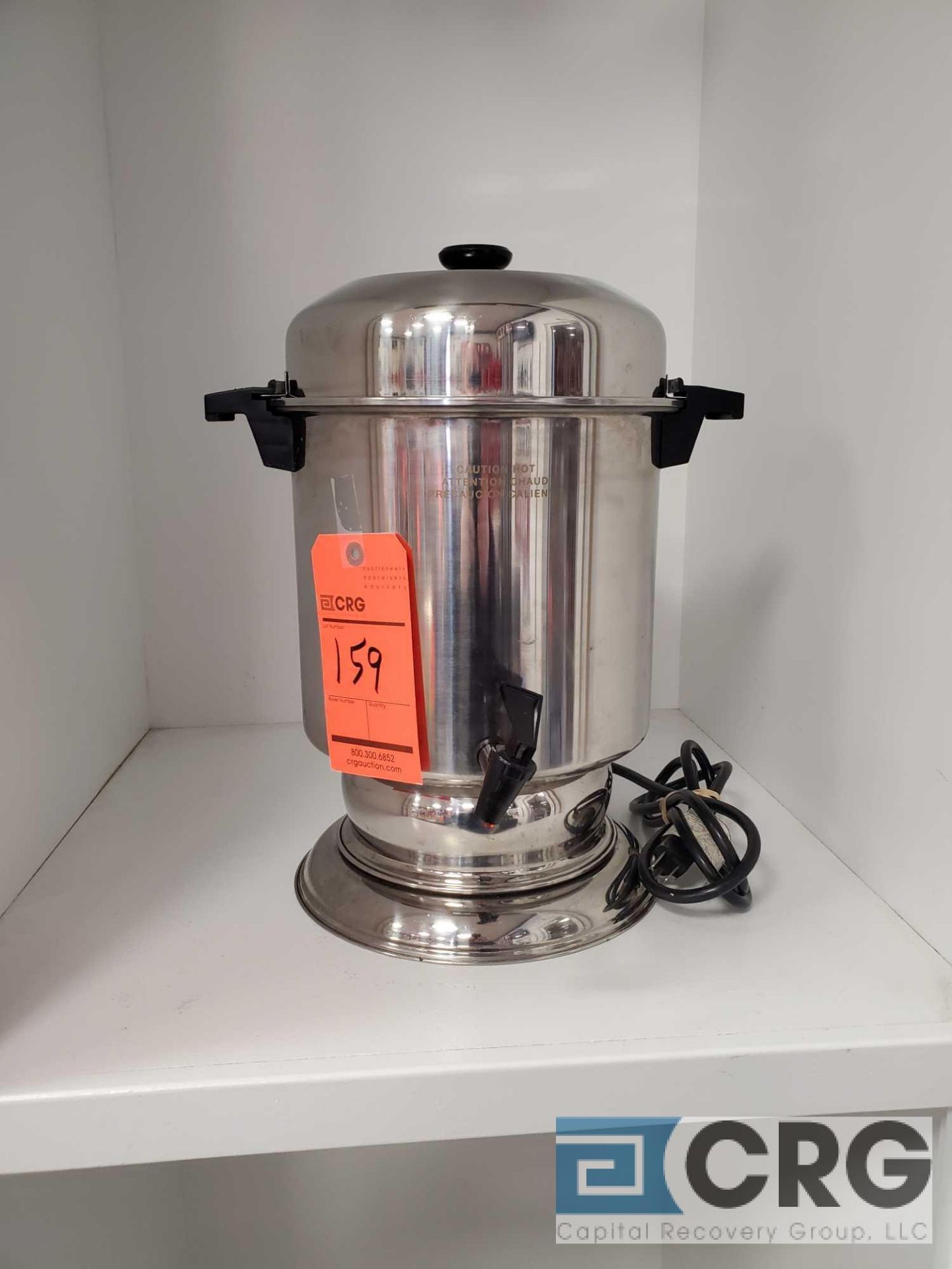 Lot of (3) stainless steel coffee makers - Image 2 of 3