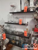 Lot of asst glassware