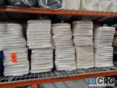 Lot of (150+/-) white seat cushions