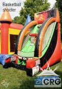 Basketball blow up bounce house with blower