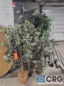 Lot of asst artificial trees