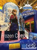 Frozen Combo bounce house with blower