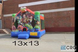 Toy Story bounce house with blower