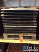 Lot of (10) 8 foot banquet folding table