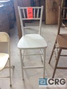 Lot of (24) Chivari white tall chairs