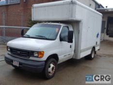 2006 Ford 15 foot box truck, auto trans, AC, AM FM Radio, with aluminum ramp, GVWR 17050 lbs, Vin: