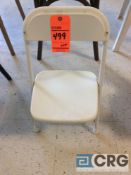 Lot of (60) stackable kids folding chairs