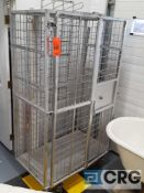 5 foot x 2 1/2 foot x 6 foot high, portable cage