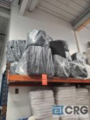 Lot of (100+/-) black seat cushions