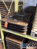 Lot of (4) 4 foot banquet folding tables