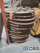 Lot of (14) 3 foot round folding tables